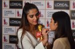 Sonam Kapoor unveils her Cannes look by L_Oreal on 6th May 2016